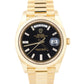 2024 PAPERS Rolex Day-Date President 40mm FACTORY BLACK BAGUETTE 18K 228238 BOX