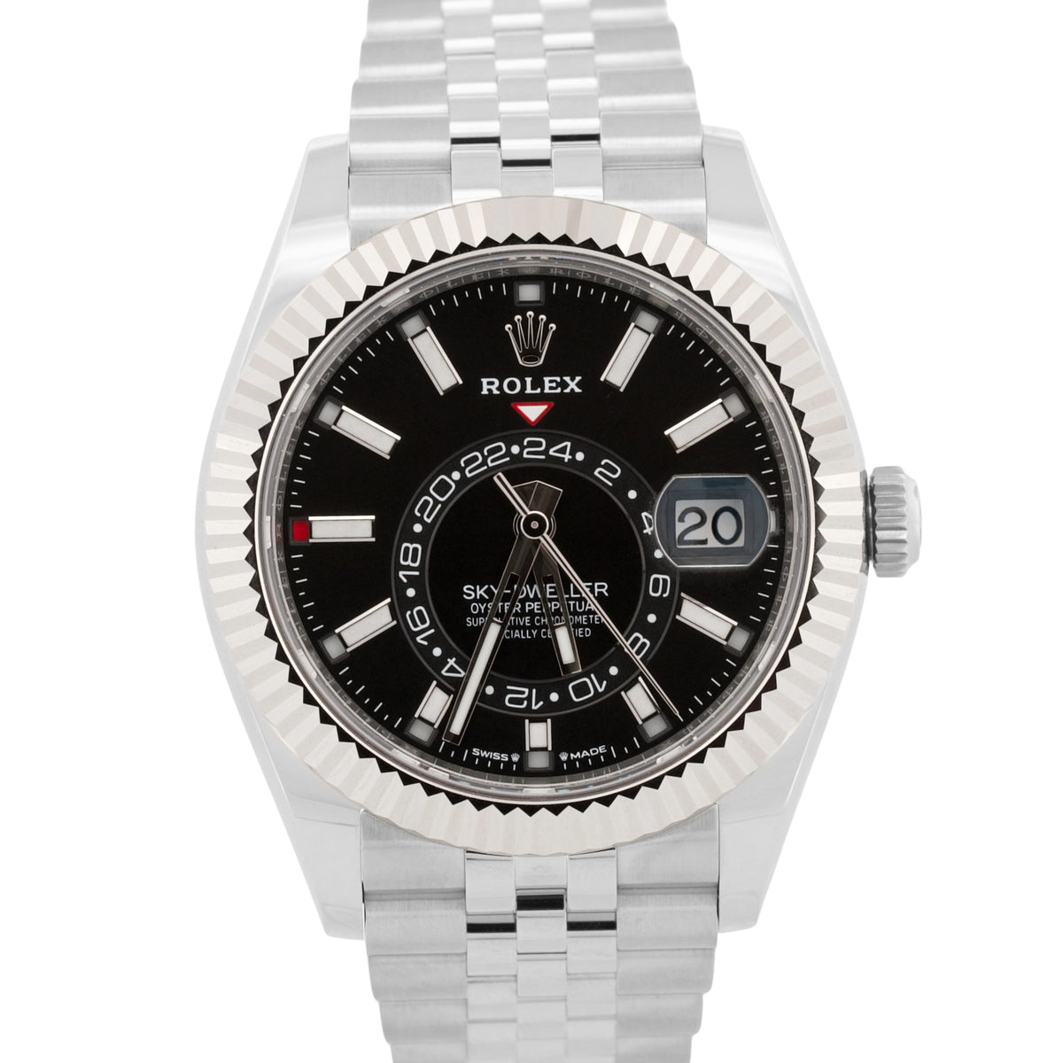 New Sept 2026 Rolex Sky-Dweller 336934 Black 42mm Steel 18K Jubilee Box Papers