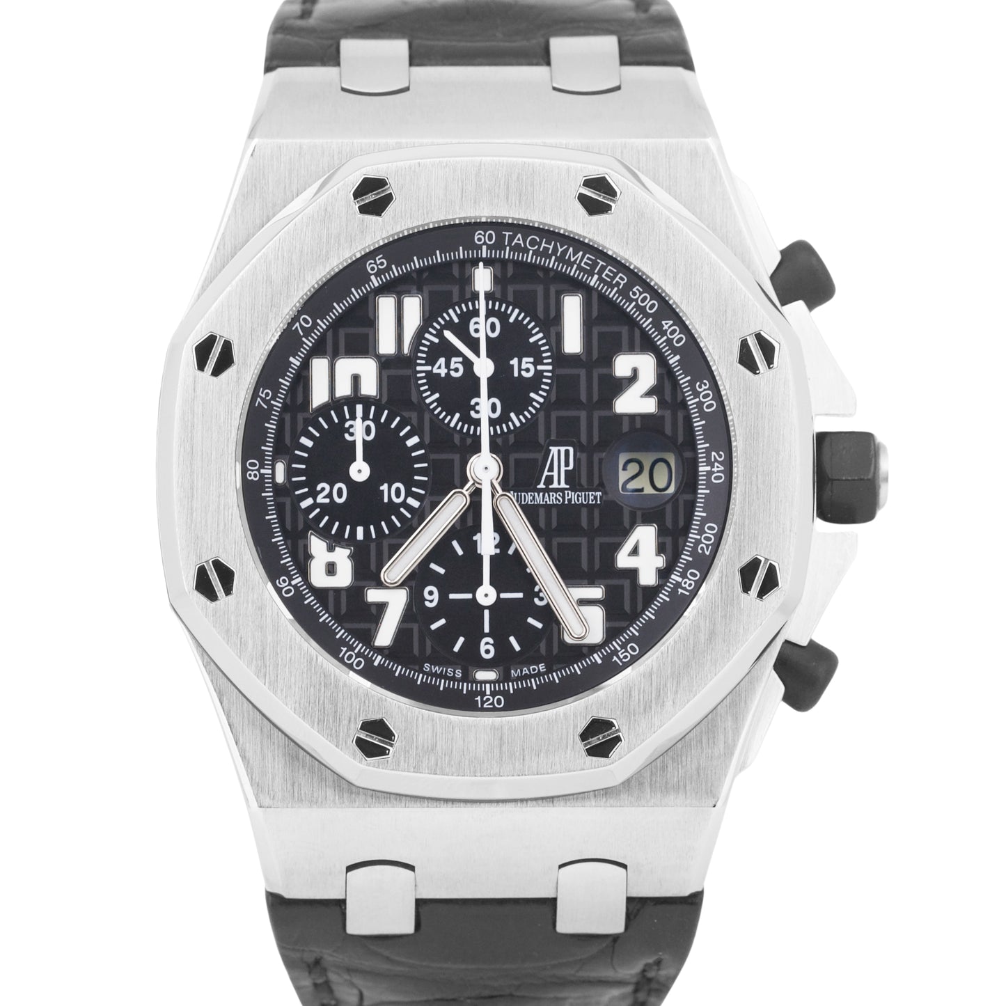 PAPERS Audemars Piguet Royal Oak Offshore BLACK THEMES Steel 42mm 26020ST BOX