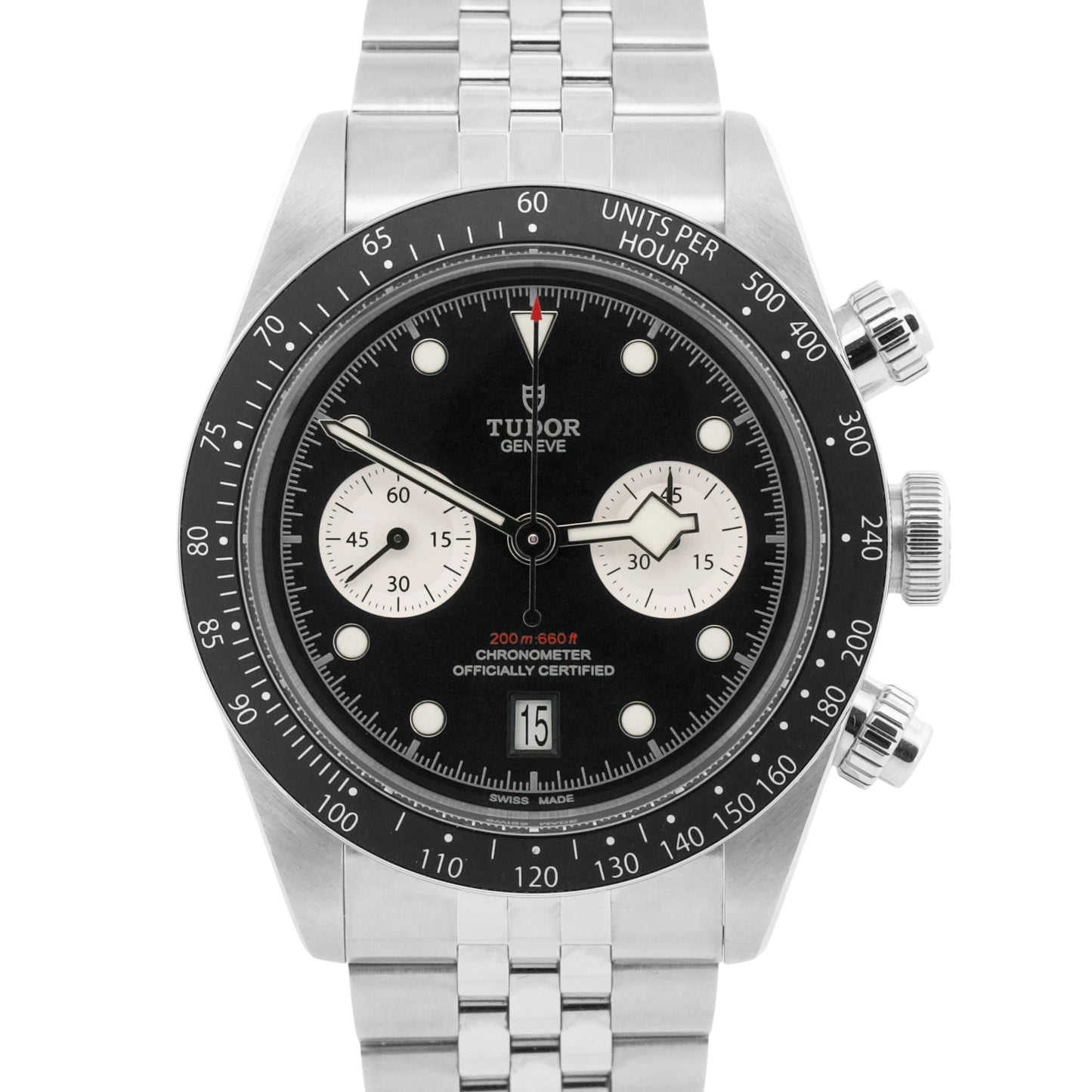 2025 Tudor Black Bay Chrono 79360N Black Steel Jubilee 41mm Watch Box Papers