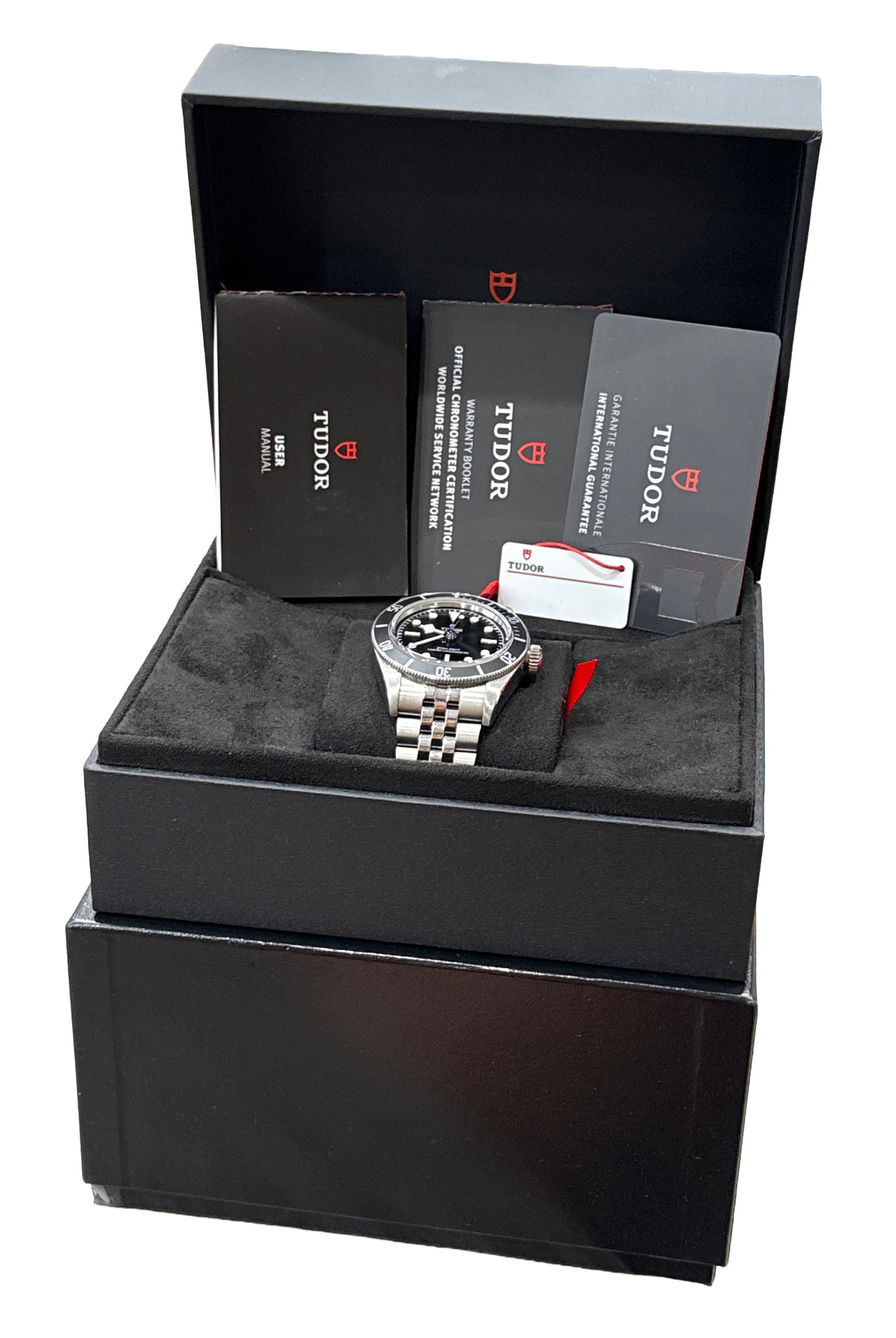 2024 PAPERS Tudor Black Bay Stainless Steel 41mm JUBILEE Watch 7941A1A0NU BOX