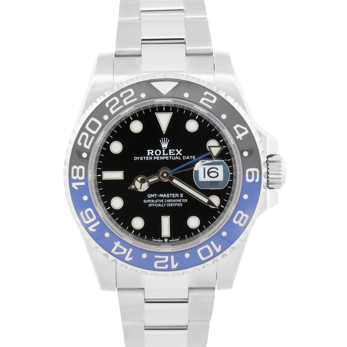 2021 Rolex GMT-Master II 126710 BLNR Batman Blue 40mm Oyster Steel Box Papers
