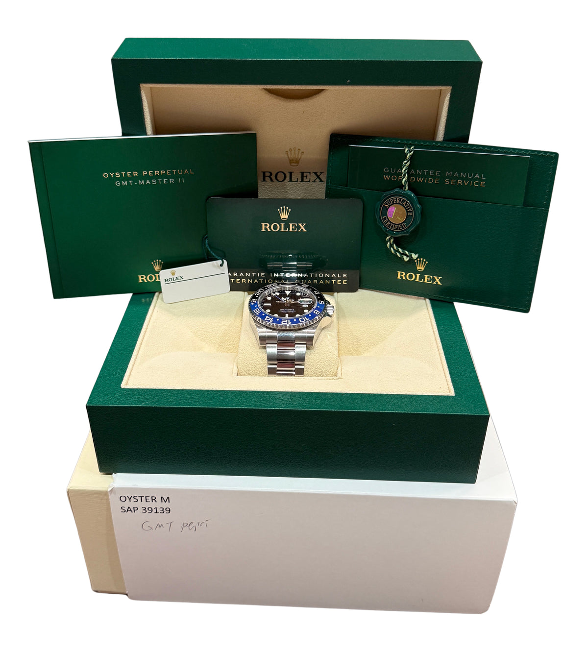 2021 Rolex GMT-Master II 126710 BLNR Batman Blue 40mm Oyster Steel Box Papers