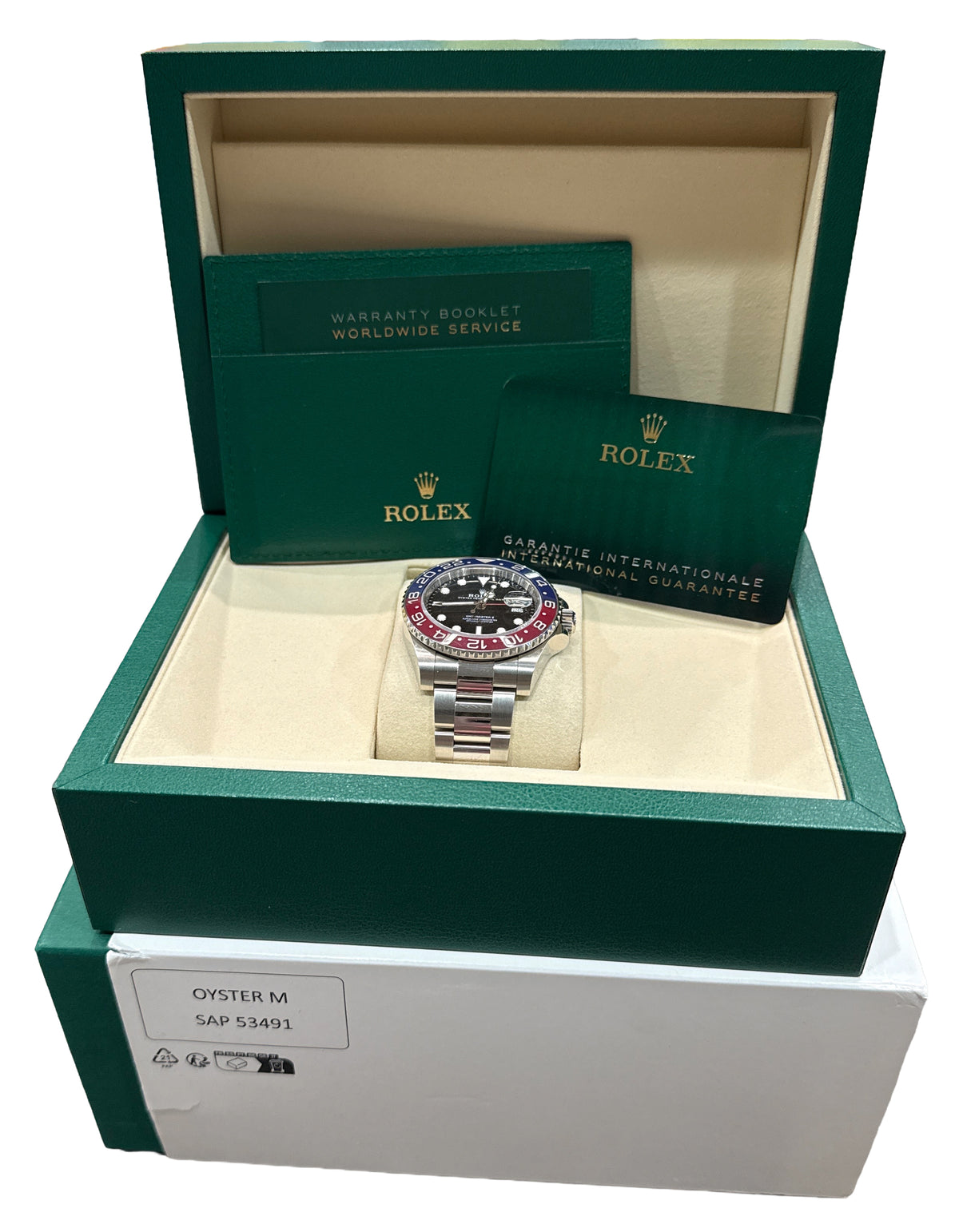 2026 Rolex GMT-Master II 126710 BLRO Blue Red Pepsi Oyster Steel 40mm Box Papers