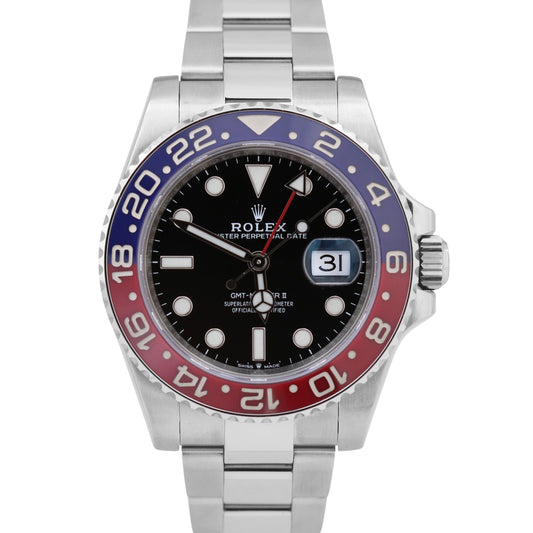 MINT 2021 PAPERS Rolex GMT-Master II Red Blue PEPSI Oyster 40mm 126710 BLRO BOX