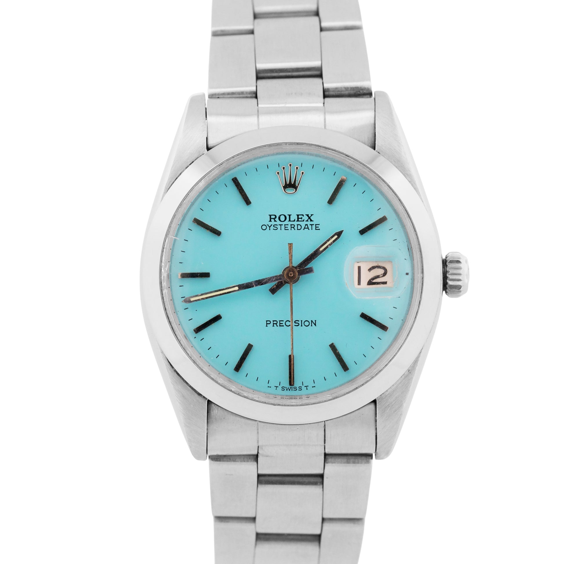Stainless Steel Precision 6694 VINTAGE Rolex Oysterdate Precision