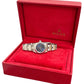 Rolex Oyster Perpetual BLUE Stainless Steel OYSTER Smooth 24mm Watch 67180 BOX