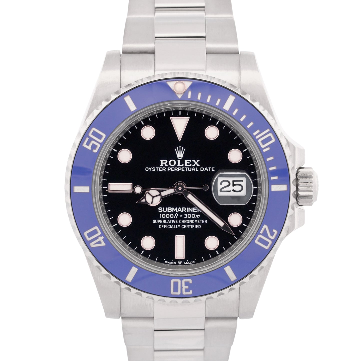 Rolex Submariner Date 126619 LB 41mm Blueberry 18K White Gold Blue Watch Box