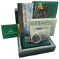 1995 PAPERS Rolex Oyster Perpetual Date 34mm BLUE Stainless JUBILEE 15200 BOX