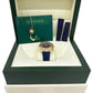 Rolex Daytona Cosmograph BLUE RACING Arabic 18K Yellow Gold RUBBER 116518 BOX