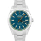 2022 Rolex Milgauss 116400 GV Blue Green Stainless Steel 40mm Watch Box Papers