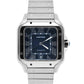 2023 PAPERS Cartier Santos 39.8mm BLUE 4072 WSSA0030 Stainless Steel Watch BOX