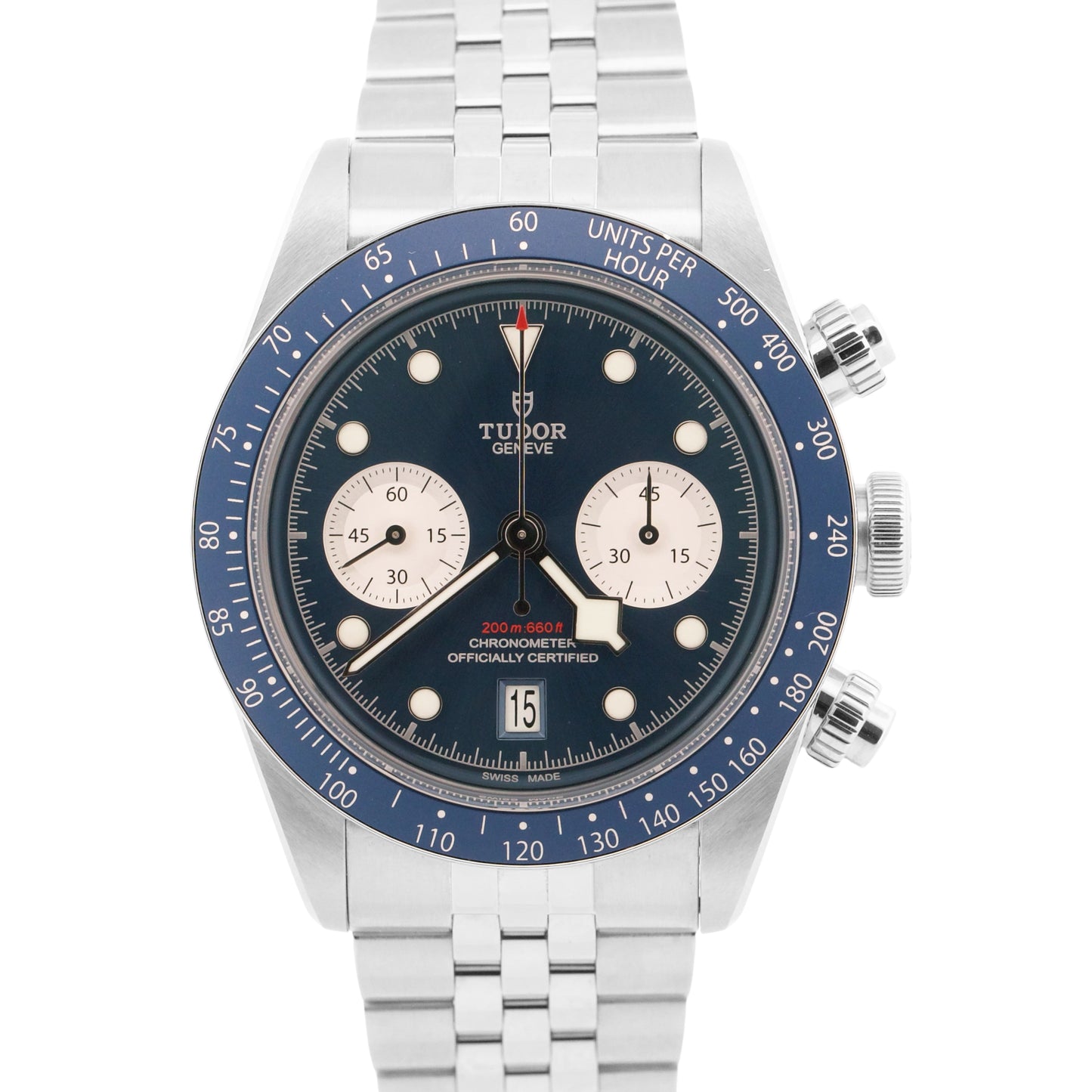 2025 Tudor Black Bay Chrono 79360B Blue Steel Jubilee 41mm Watch Box Papers