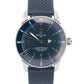2023 Breitling Superocean Heritage AB2030 Steel 44mm Blue Rubber Box Papers