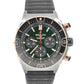 NEW JULY 2025 PAPERS Breitling Super Chronomat GREEN 18K Gold 44mm UB0136 BOX