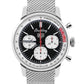 STICKERED 2025 PAPERS Breitling Top Time DEUS Black Chronograph 41mm AB0176 BOX