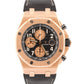 2020 Audemars Piguet Royal Oak Offshore 26470OR Black 18K Gold 42mm Box Papers
