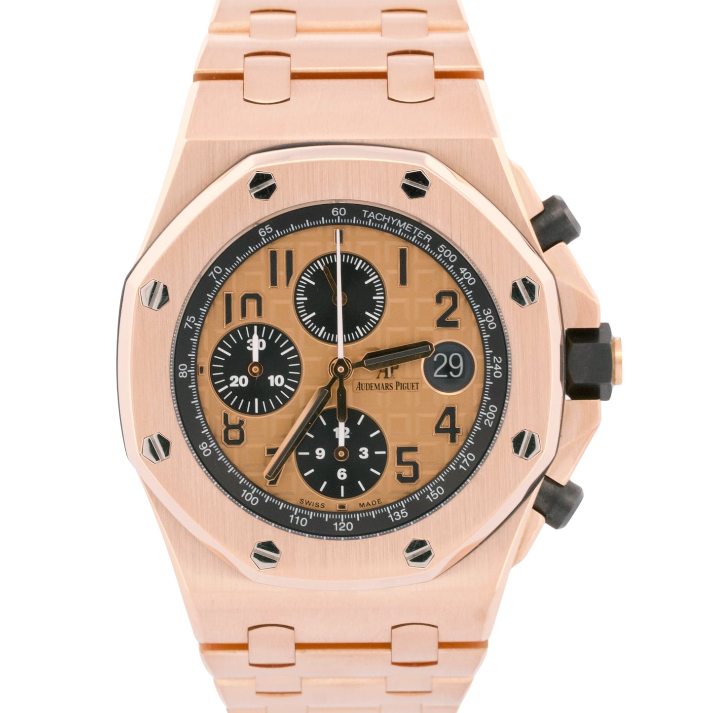 PAPERS Audemars Piguet Royal Oak Offshore BRICK 18K Rose Gold 42mm 26470OR BOX