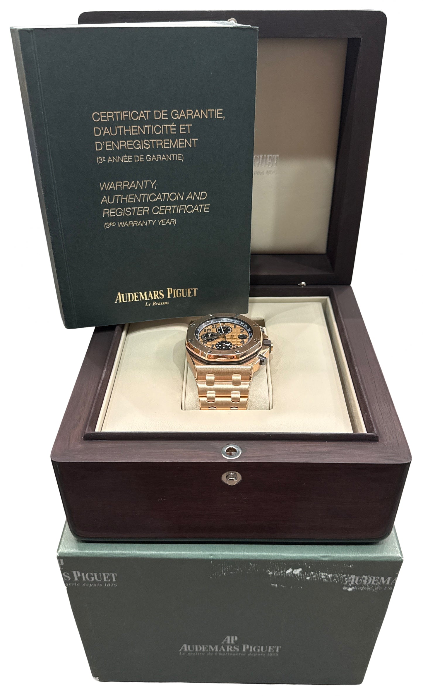 PAPERS Audemars Piguet Royal Oak Offshore BRICK 18K Rose Gold 42mm 26470OR BOX