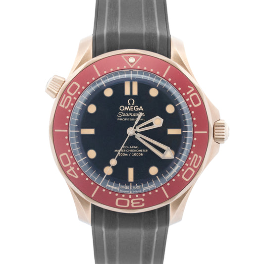 2025 PAPERS Omega Seamaster Diver 9K BRONZE GOLD 42mm 210.92.42.20.01.003 BOX