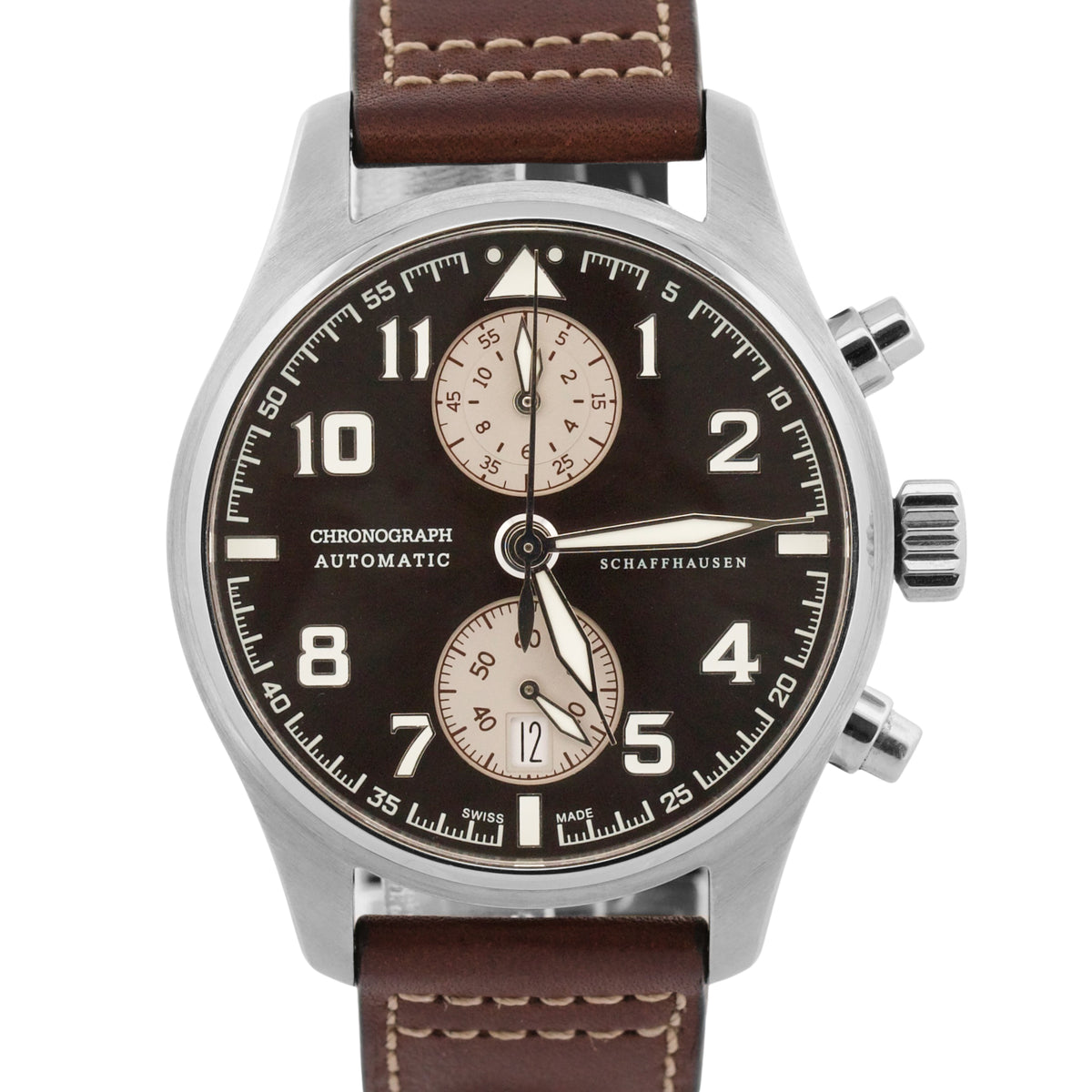 IWC Schaffhausen Pilot IW387806 Saint Exupery Brown Steel 43mm Box Papers