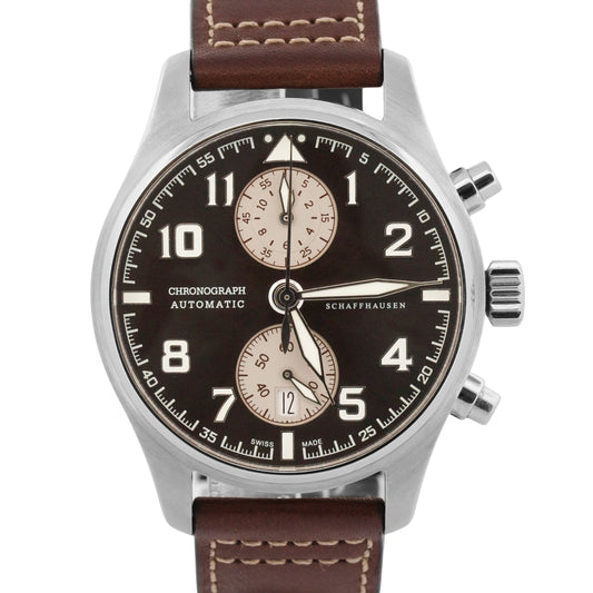 IWC Schaffhausen Pilot IW387806 Saint Exupery Brown Steel 43mm Box Papers