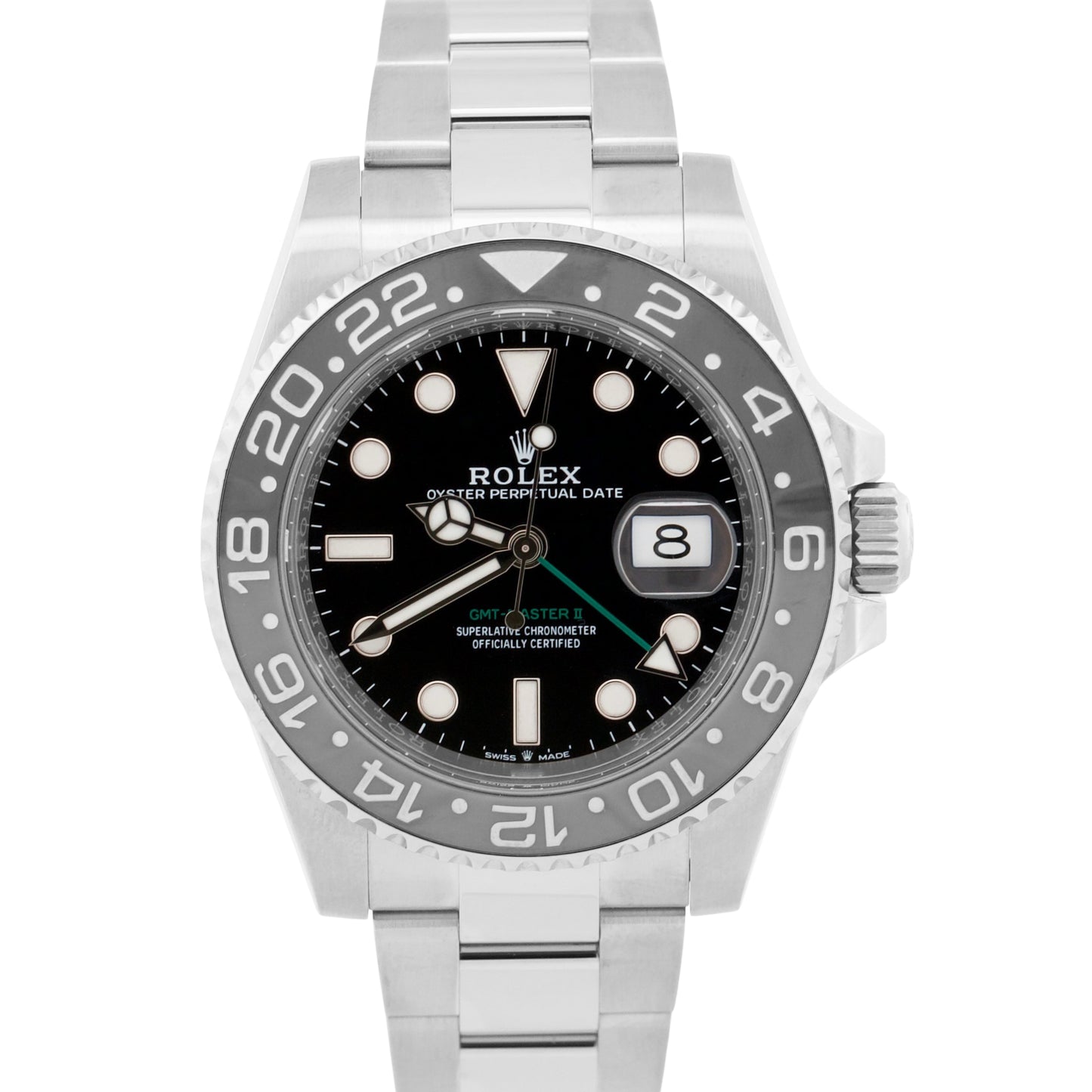 2024 Rolex GMT-Master II BRUCE WAYNE Gray Black 40mm OYSTER 126710 GRNR BOX