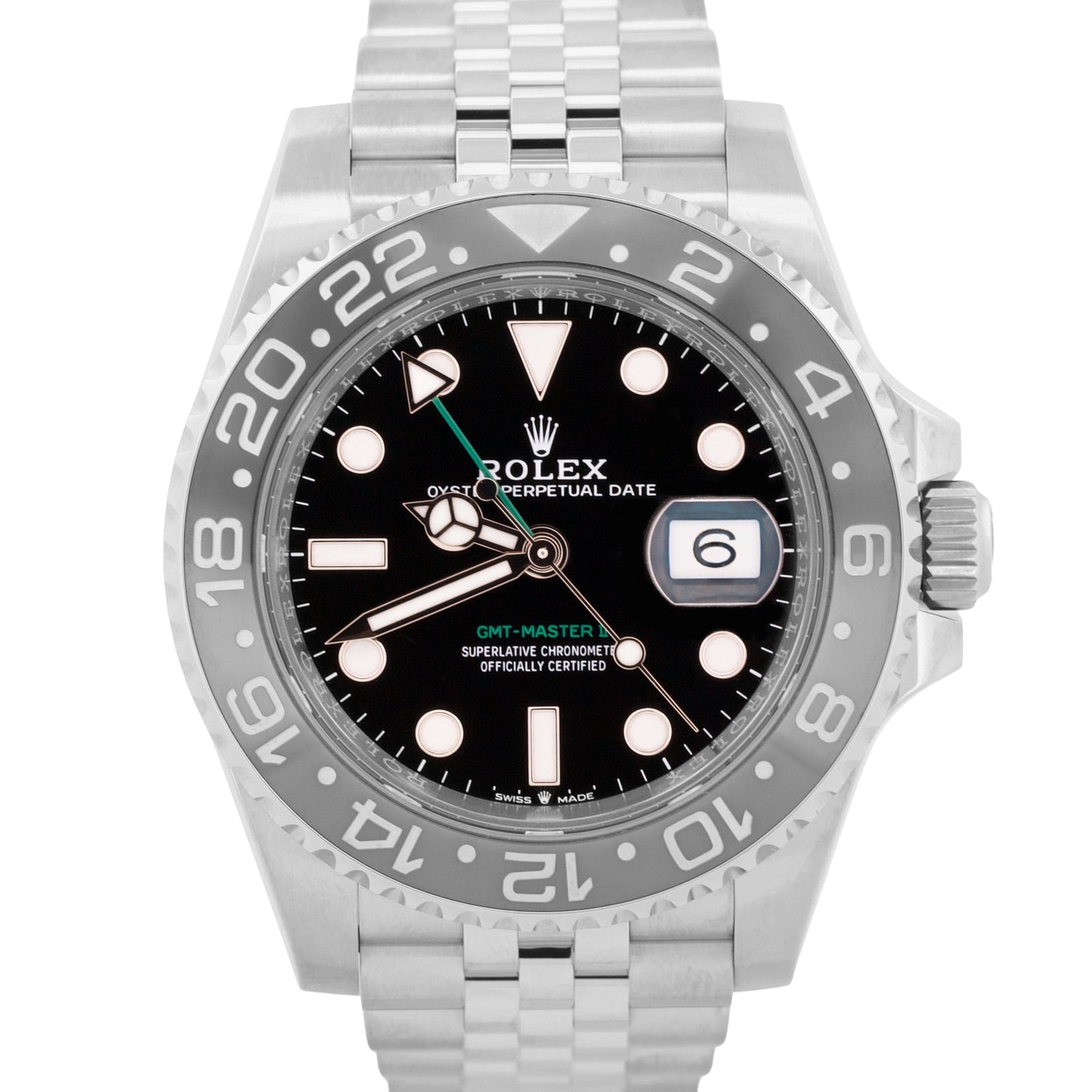 New 2026 Rolex GMT-Master II BRUCE WAYNE 126710 GRNR Black Steel 40mm Box Papers