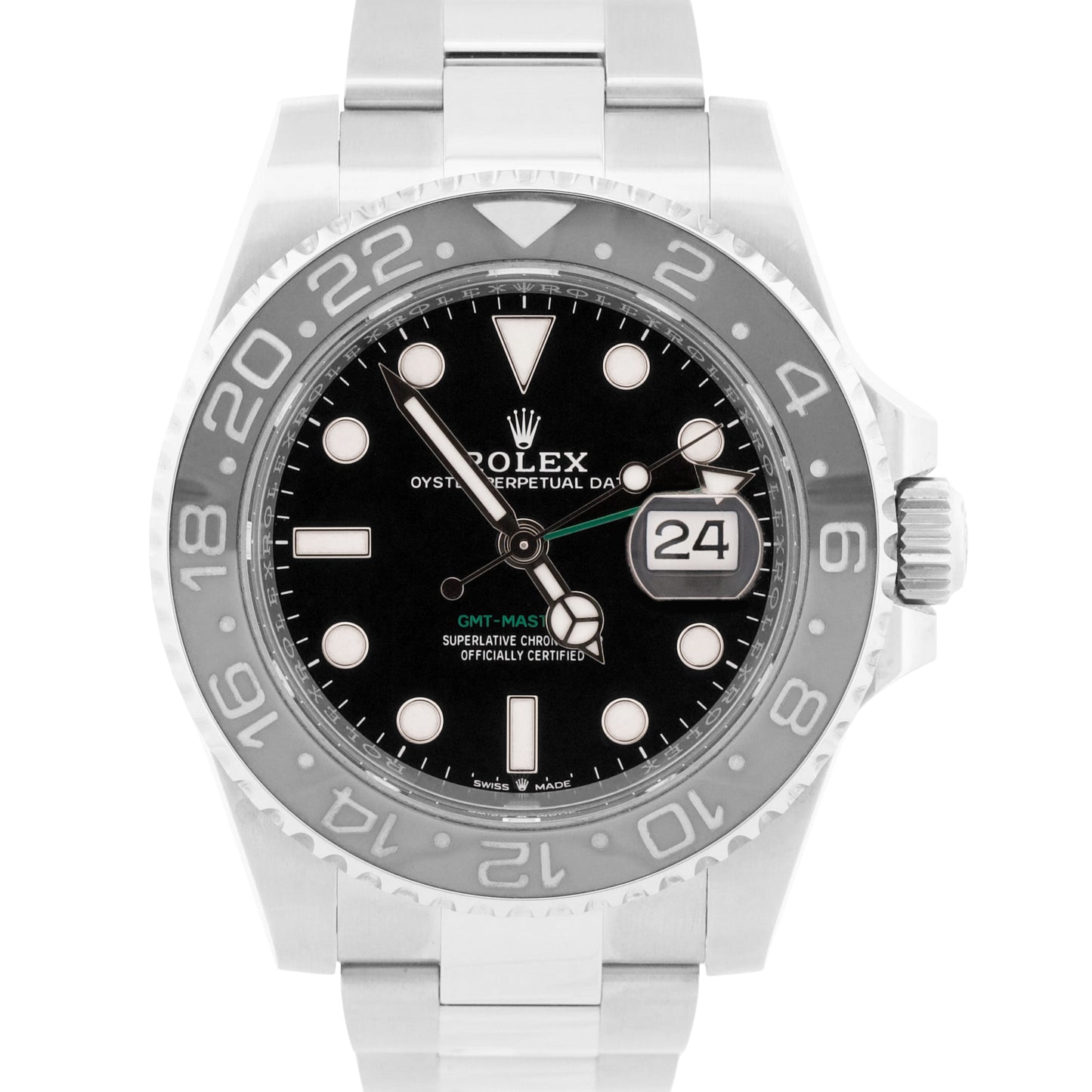 2025 Rolex GMT-Master II 126710 GRNR Bruce Wayne Ceramic Steel Oyster Box Papers
