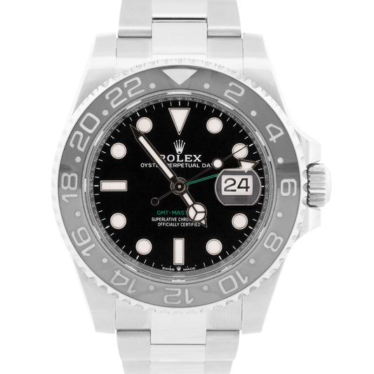 2025 Rolex GMT-Master II 126710 GRNR Bruce Wayne Ceramic Steel Oyster Box Papers