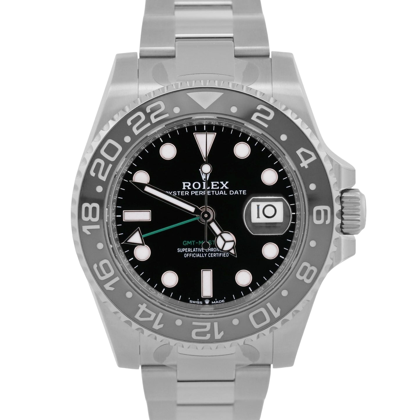 New 2026 Rolex GMT-Master II 126710 GRNR Bruce Wayne Steel Oyster Box Papers