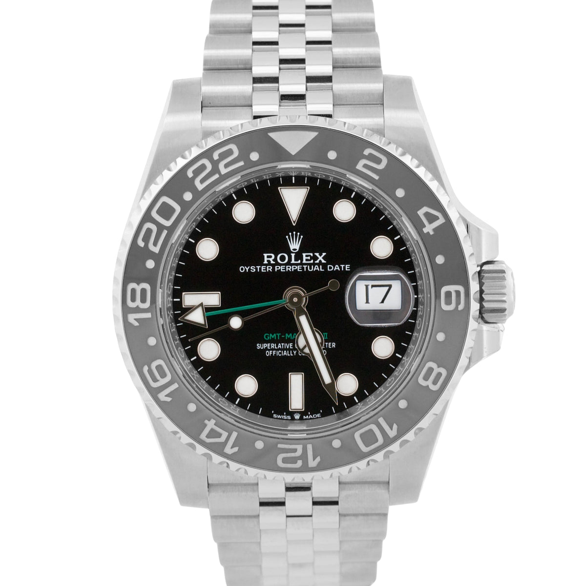 2025 Rolex GMT-Master II 126710 GRNR Bruce Wayne Jubilee Ceramic 40mm Box Papers
