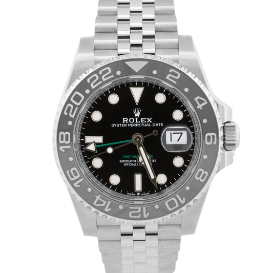 2025 Rolex GMT-Master II 126710 GRNR Bruce Wayne Jubilee Ceramic 40mm Box Papers