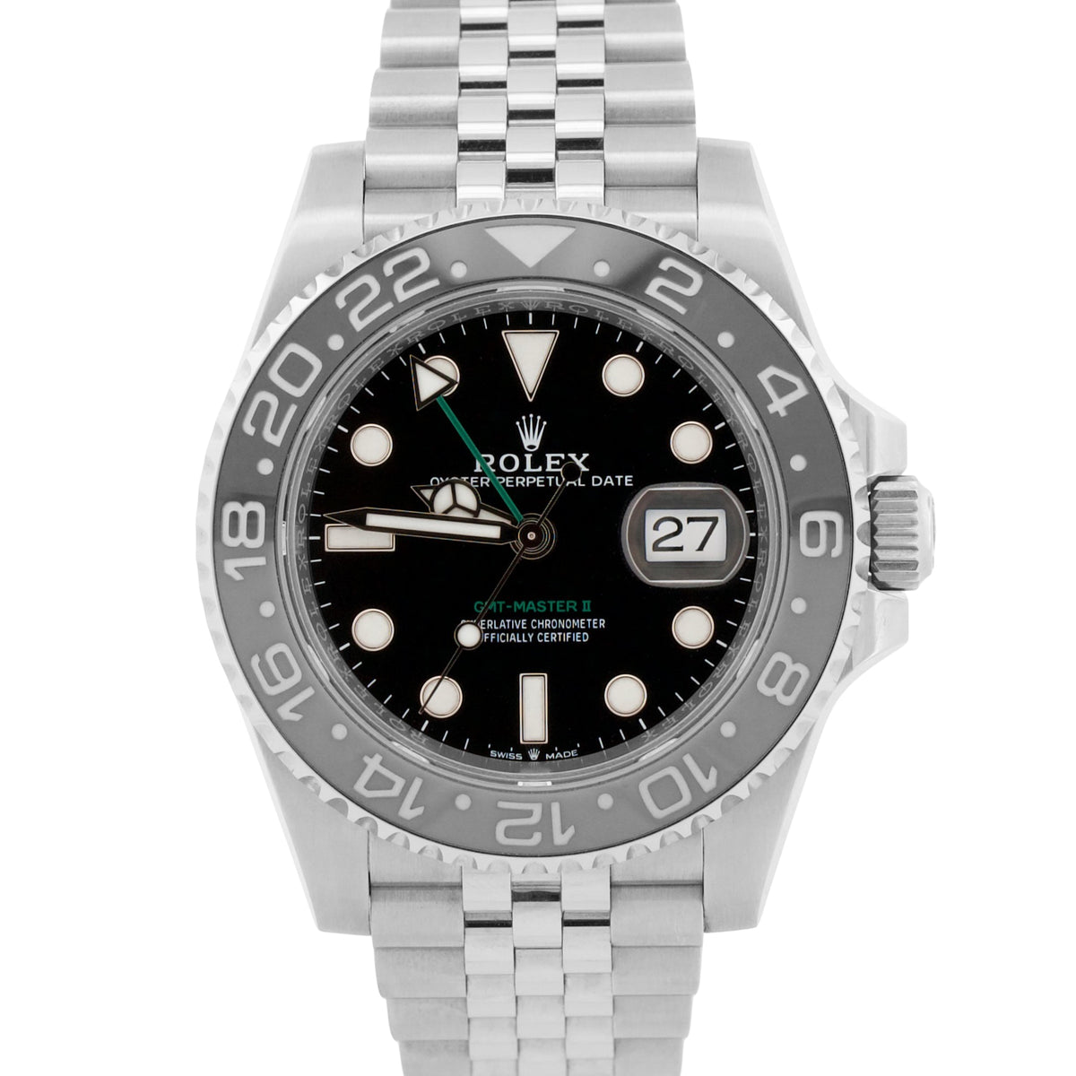 2025 Rolex GMT-Master II 126710 GRNR Bruce Wayne Jubilee Ceramic 40mm Box Papers