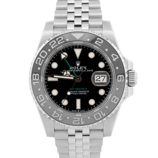 2025 Rolex GMT-Master II 126710 GRNR Bruce Wayne Jubilee Ceramic 40mm Box Papers