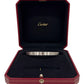 Cartier Love Bracelet Size 19 Brushed 18K White Gold Box