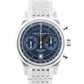 PAPERS Carl F. Bucherer Manero Flyback 43mm BLUE Stainless 00.10919.08.53.21 BOX
