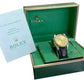 MINT UNDATED PAPERS Rolex Oyster Perpetual Date 34mm 14K GOLD Fluted 1503 BOX