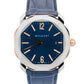 2023 PAPERS BVLGARI Bulgari Octo Roma BLUE 41mm 18K Rose Gold Steel 103205 BOX