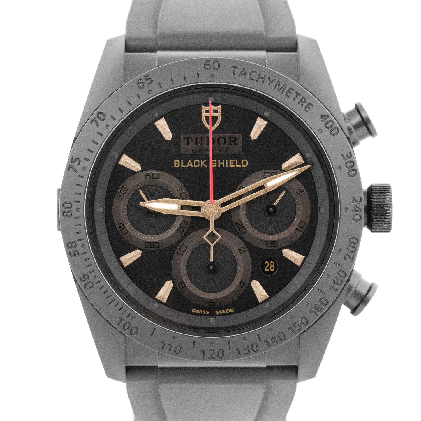 Tudor Fastrider Black Shield Ceramic 42mm Automatic Chronograph 42000C Watch