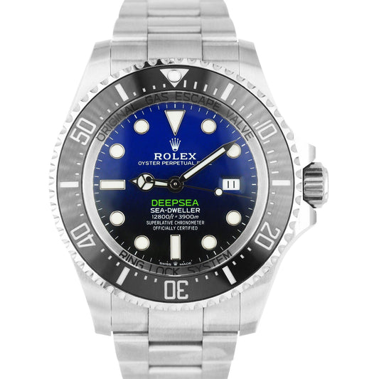 MINT 2022 Rolex Sea-Dweller Deepsea 126660 James Cameron Blue Steel 44mm Watch