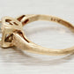 Antique 0.50ct Diamond Solitaire Ring | Square Bezel Set - 14k Yellow Gold