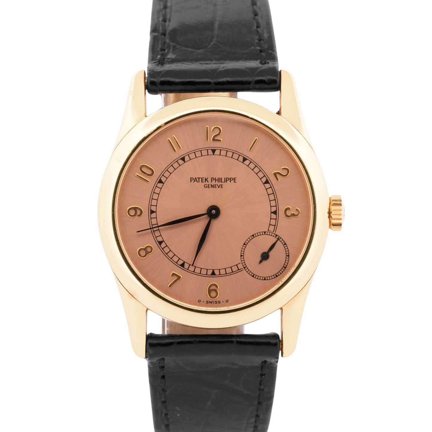 Patek Philippe Calatrava PINK 18K Rose Gold 33mm Automatic Watch 5000R BOX