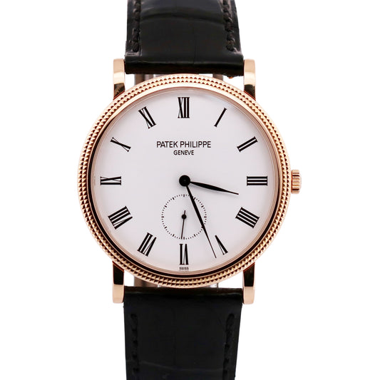 2025 ARCHIVES Patek Philippe Calatrava HOBNAIL 18K Gold Leather 36mm Watch 5119