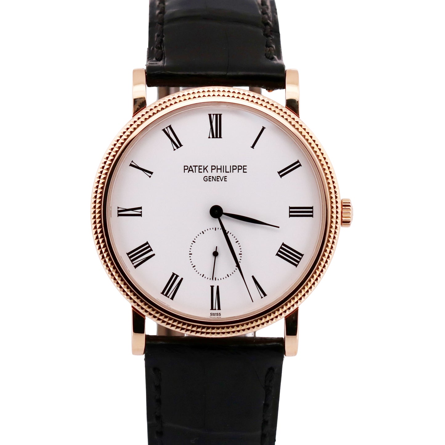 JULY 2026 SERVICE Patek Philippe Calatrava White HOBNAIL 18K ARCHIVES 36mm 5119R