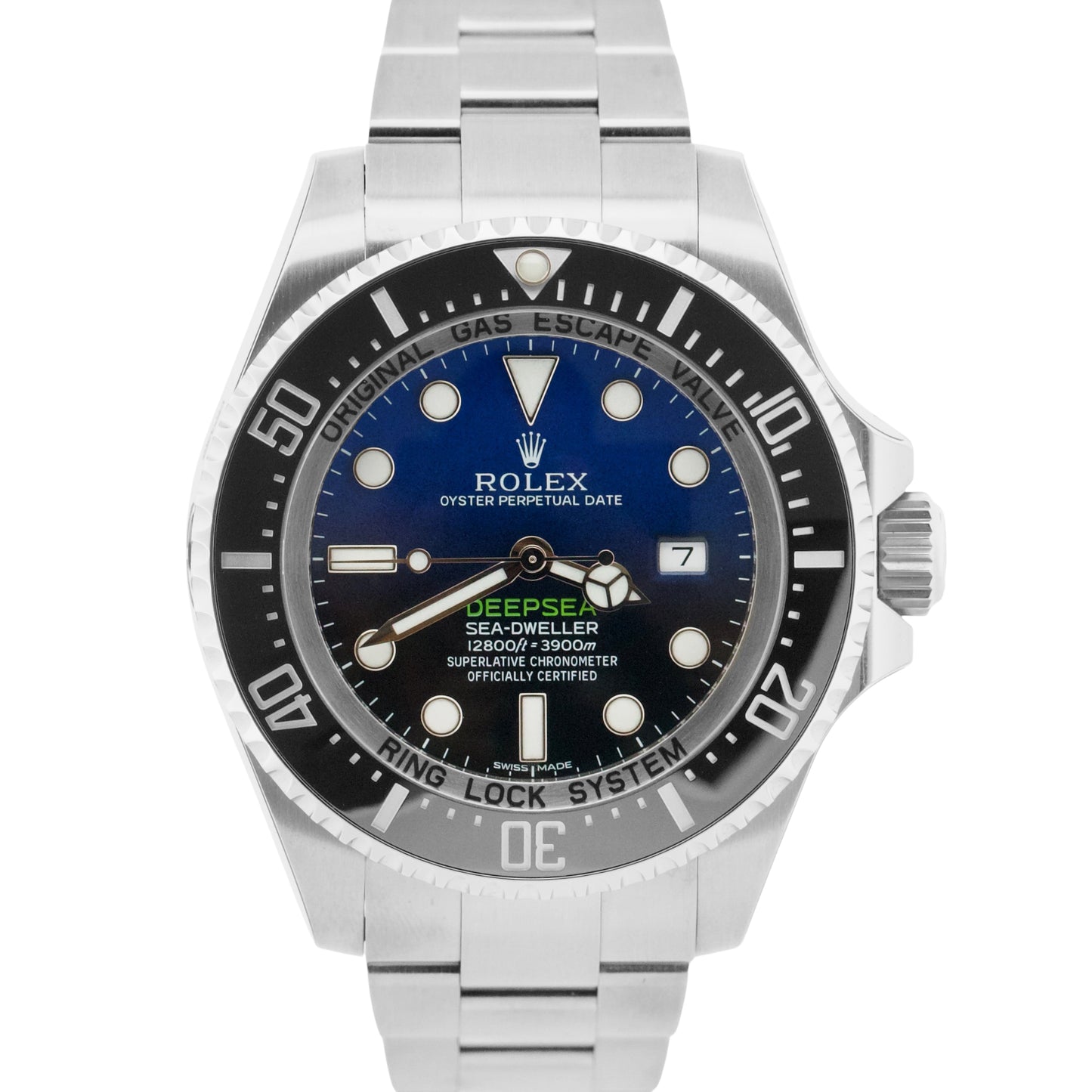 STICKERED NOS 2017 PAPERS Rolex Sea-Dweller Deepsea 116660 CAMERON Blue 44mm BOX