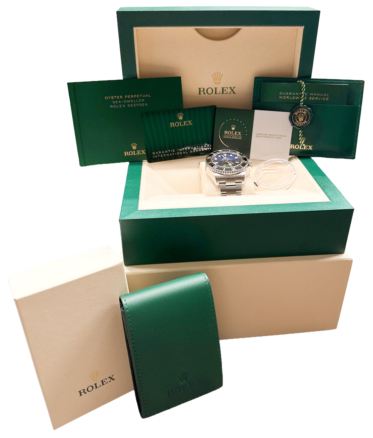 2026 RSC Rolex Sea-Dweller Deepsea 136660 James Cameron Blue 44mm Box Papers