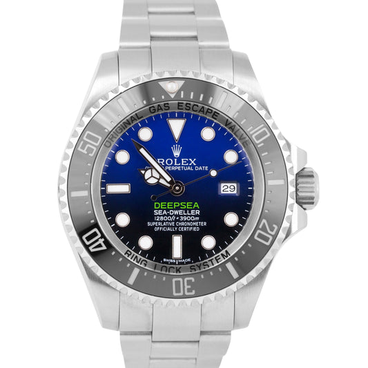 MINT Rolex Sea-Dweller Deepsea JAMES CAMERON Blue Black 44mm 116660 Watch
