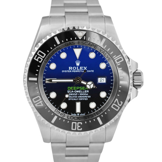 2021 PAPERS Rolex Sea-Dweller Deepsea JAMES CAMERON Blue Black 44mm 126660 BOX