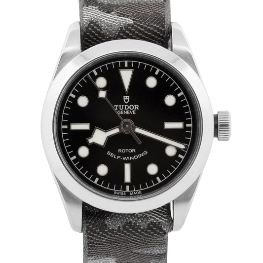 2020 PAPERS Tudor Heritage Black Bay Black Steel Camo Canvas 36mm 79500 BOX